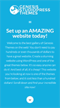 Mobile Screenshot of genesisstudiopressthemes.com